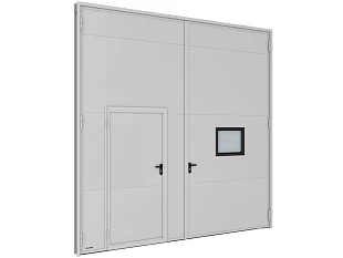 Распашные гаражные ворота SG-SS 3500x5000