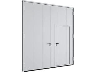 Распашные гаражные ворота VRGMV01 4400x4400